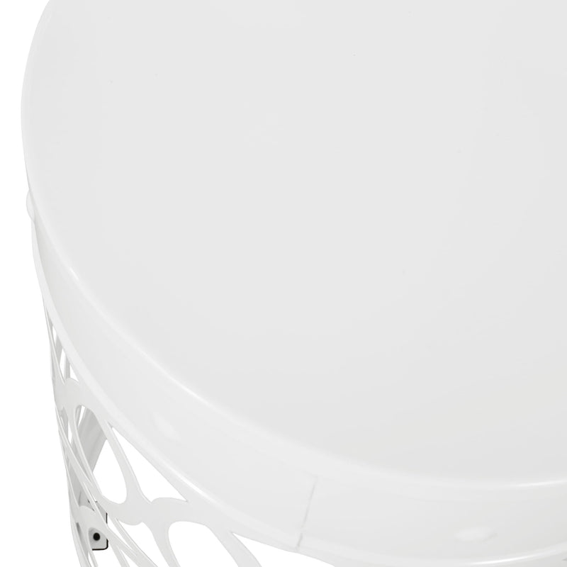 Outdoor Metal Side Table Set of 2 by HouseOfZazla