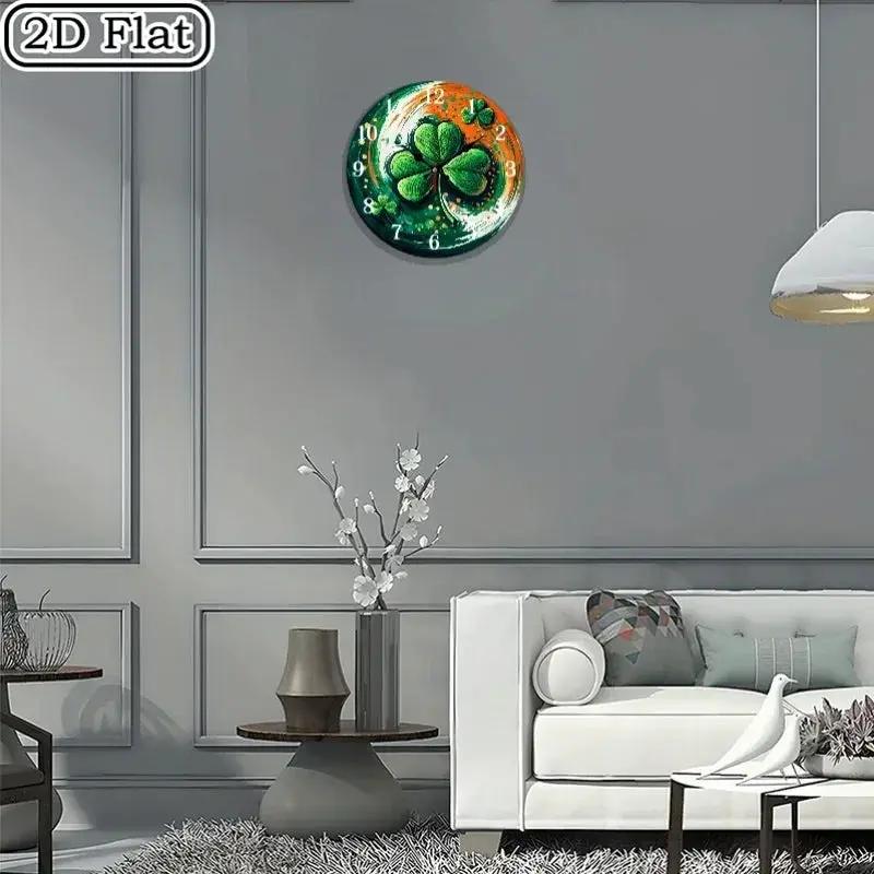 Wall Clock - Silent Wooden Round by House Of Avana