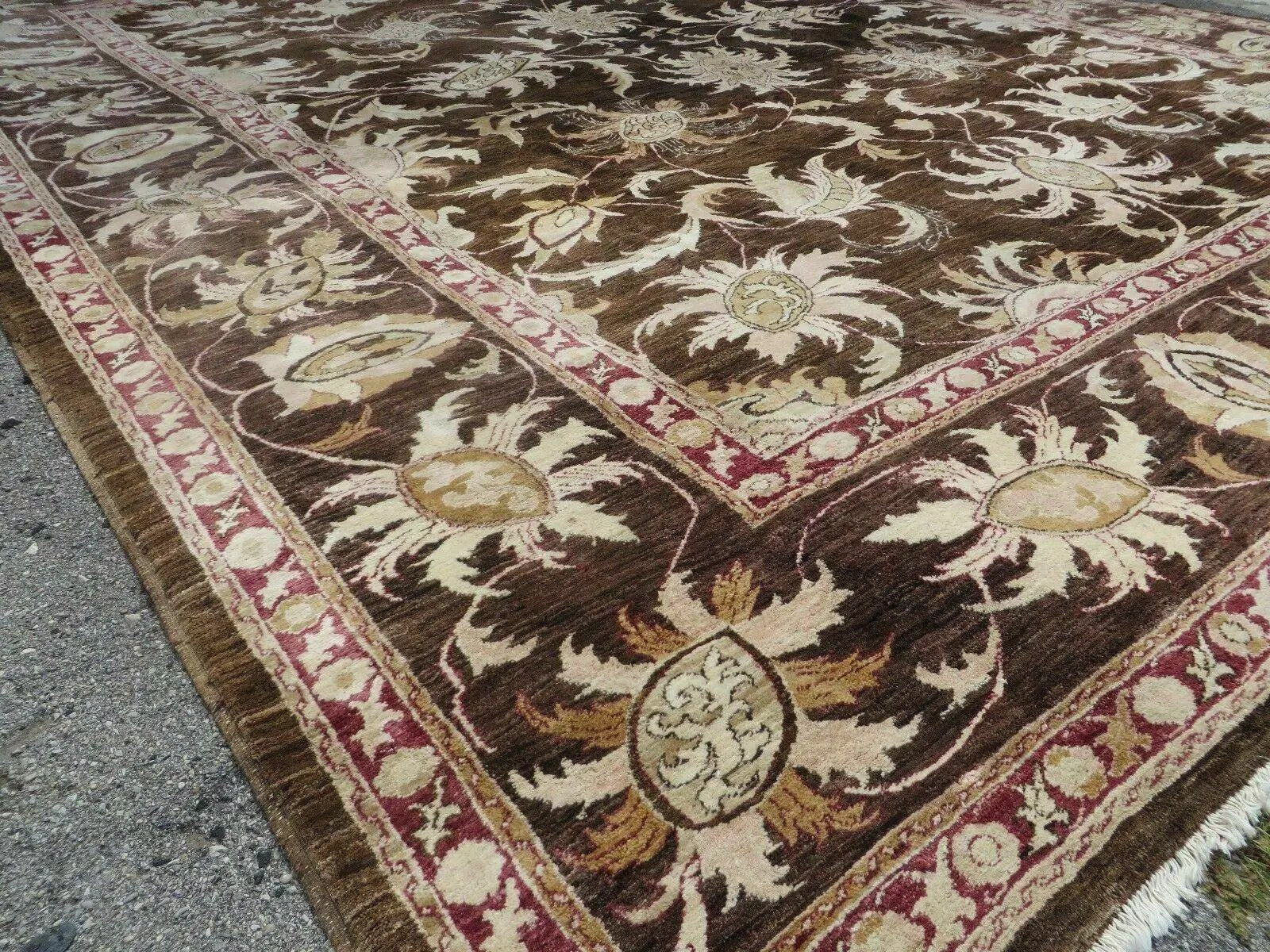13' X 16' Vintage Handmade Peshawar Oushak Wool Rug Carpet Nice by Jewel Rugs