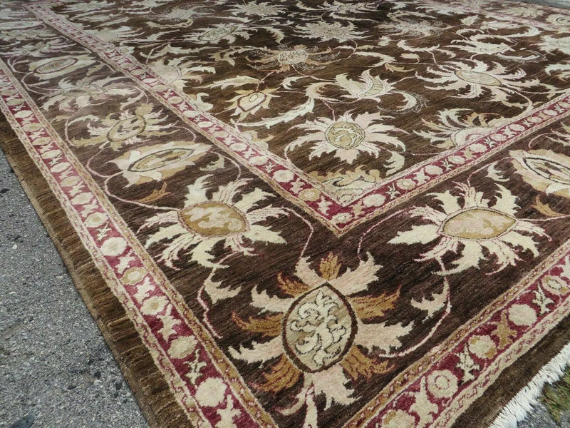 13' X 16' Vintage Handmade Peshawar Oushak Wool Rug Carpet Nice by Jewel Rugs