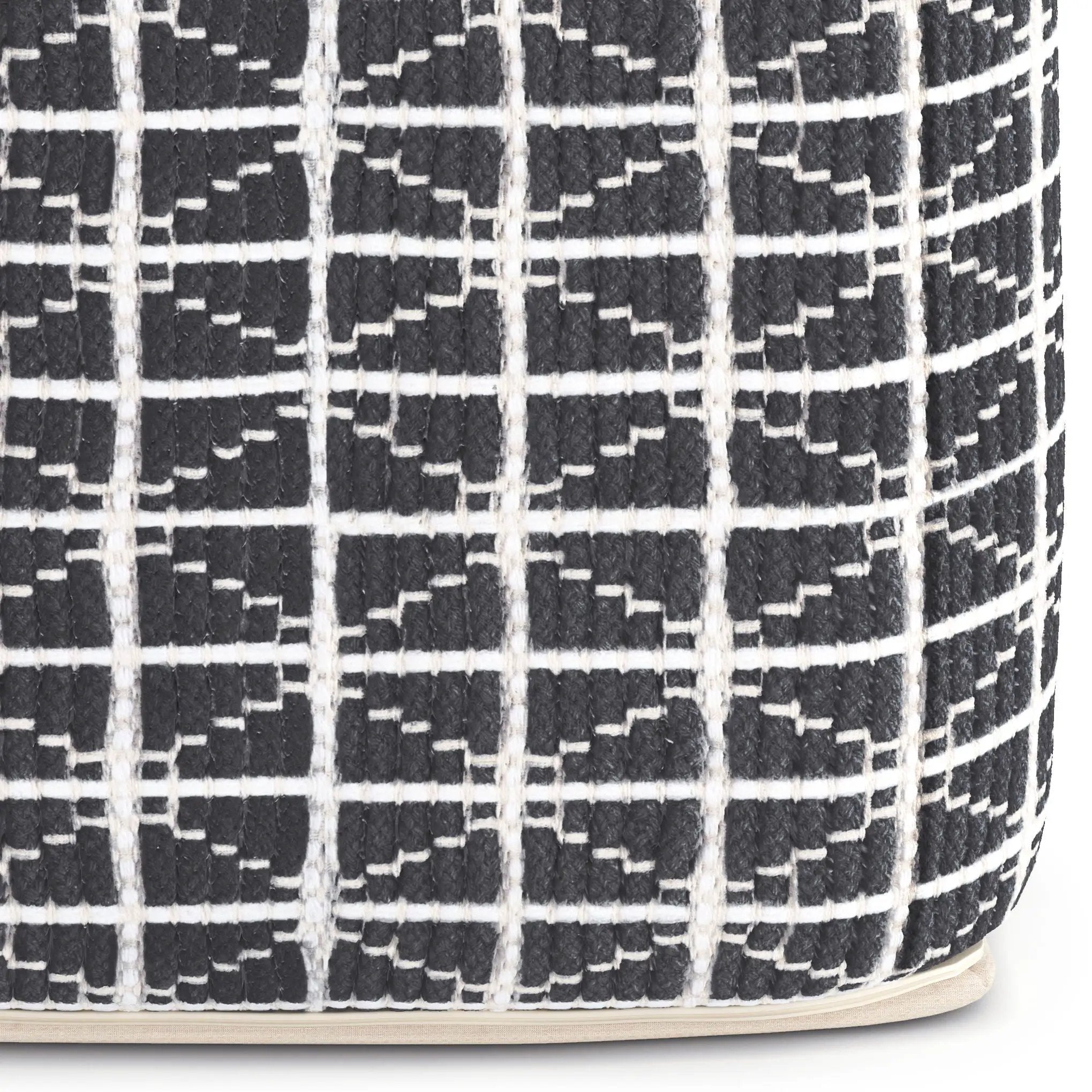 Noreen - Upholstered Square Pouf by HouseOfZazla