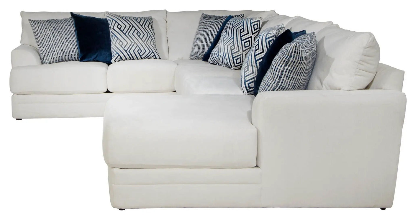 Polaris - Sectional With Comfort Coil Seating And Accent Pillows Included by Unique Piece Furniture