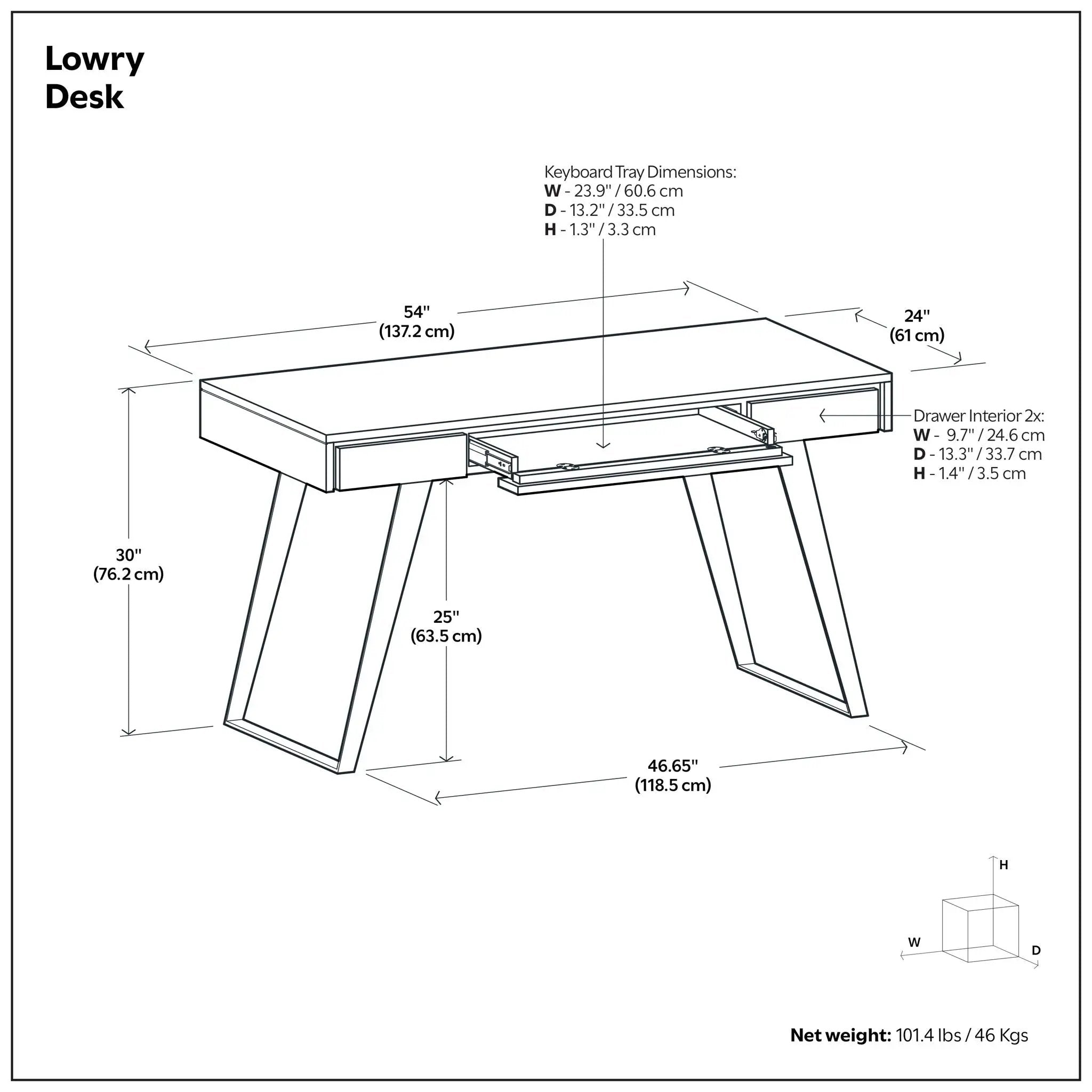 Lowry - Handcrafted Desk by HouseOfZazla