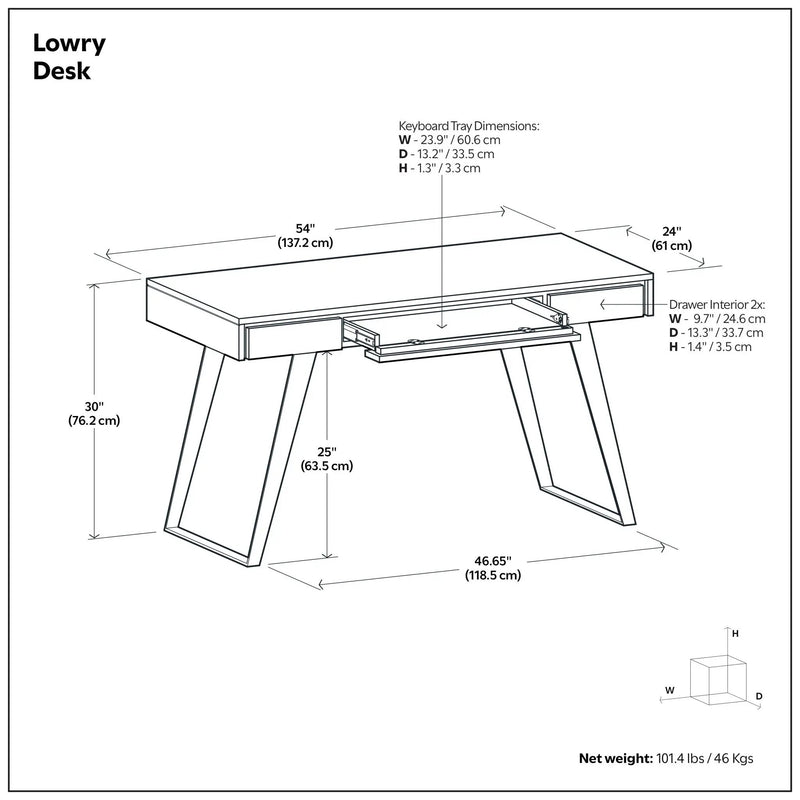Lowry - Handcrafted Desk by HouseOfZazla