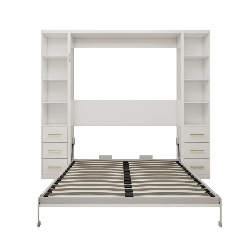 Folding Vertical Murphy Wall Bed by HouseOfZazla
