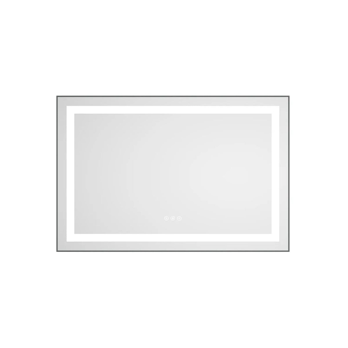 36" x 24" LED Bathroom Mirror with Front and Backlight by HouseOfZazla