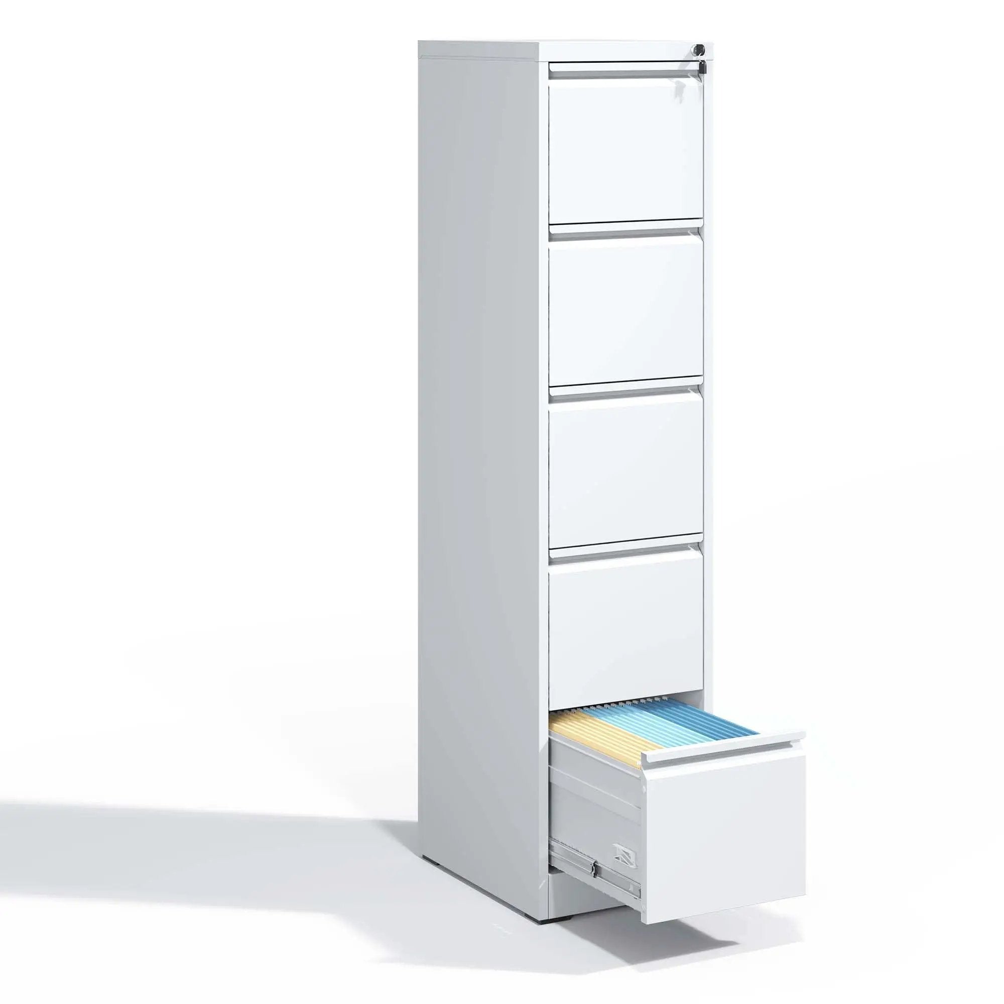 Steel Drawer Vertical File Cabinet With Lock For A4 Legal / Letter Size by Unique Piece Furniture