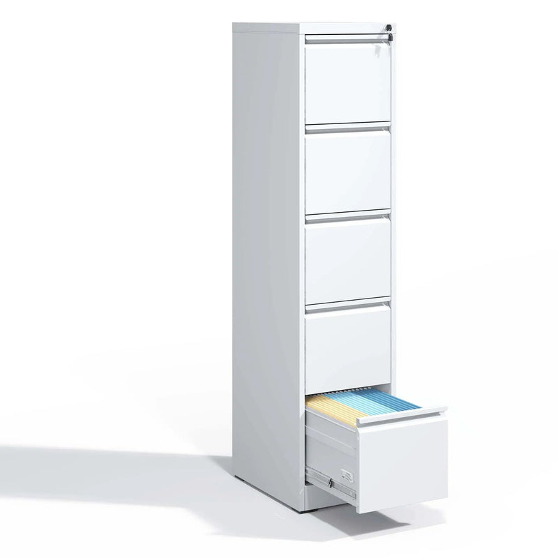 Steel Drawer Vertical File Cabinet With Lock For A4 Legal / Letter Size by Unique Piece Furniture