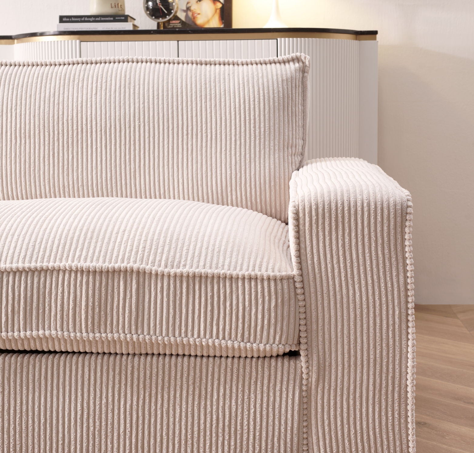 Luxe - Sofa With Sleek Design, Spacious And Comfortable 3 Seater Couch by HouseOfZazla