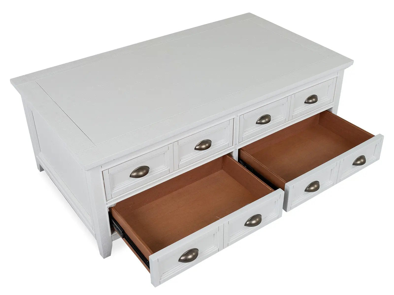 Heron Cove - Lift Top Storage Cocktail Table With Casters - Chalk White by Unique Piece Furniture