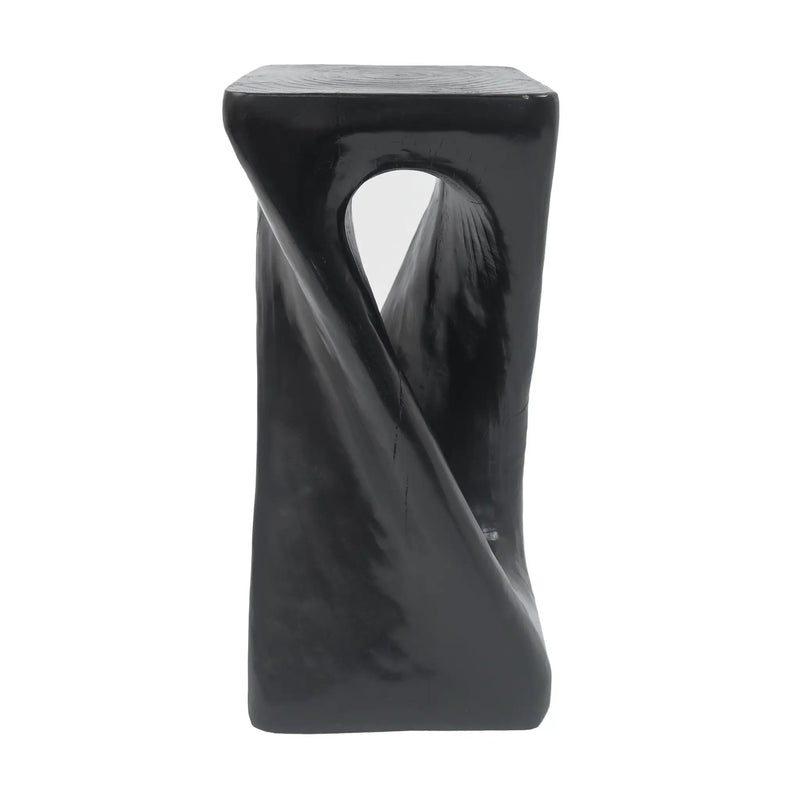 Outdoor Side Table Twist Shape End Table by BLAKHOM
