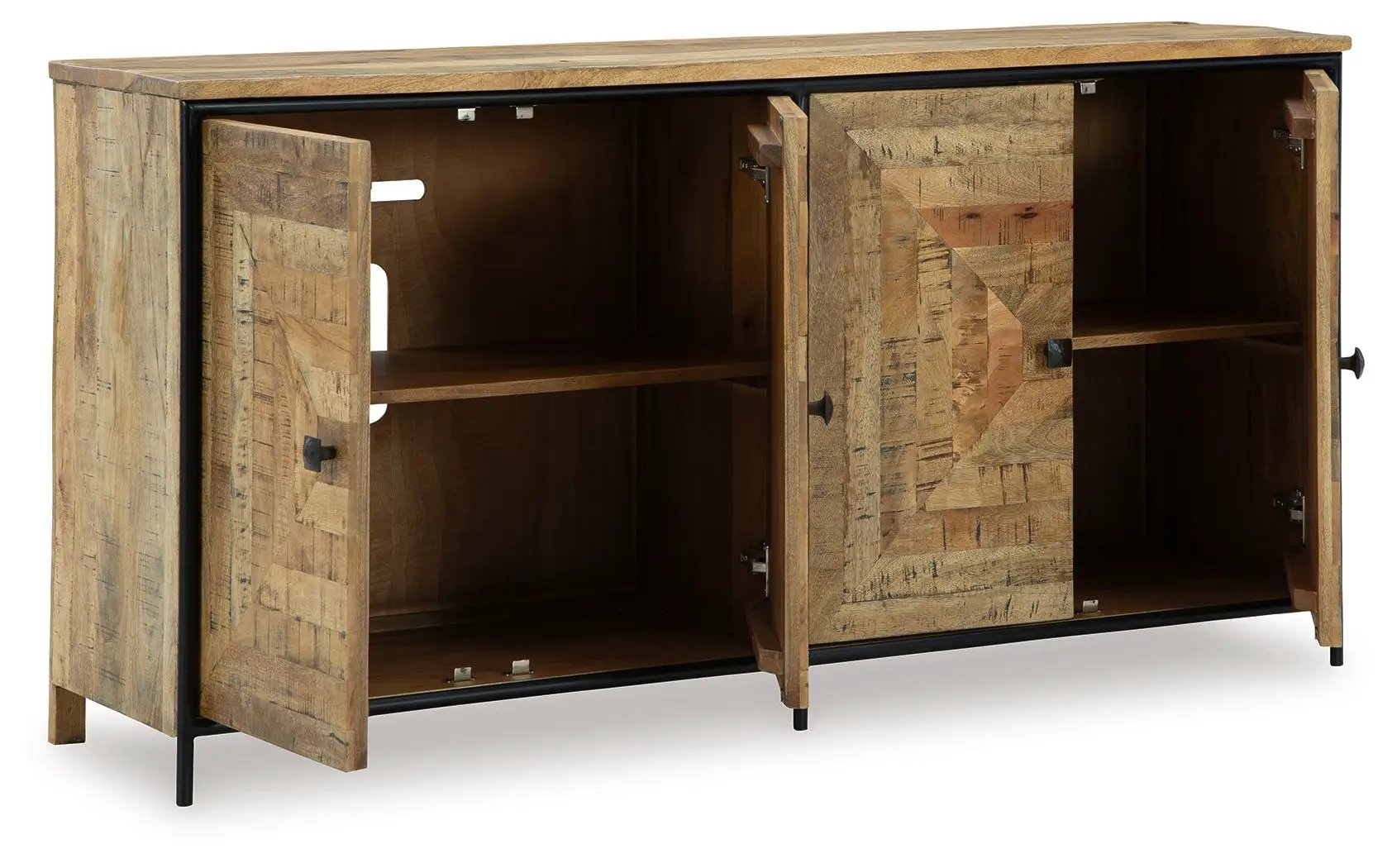 Camney - Accent Cabinet - Brown / Black by Unique Piece Furniture