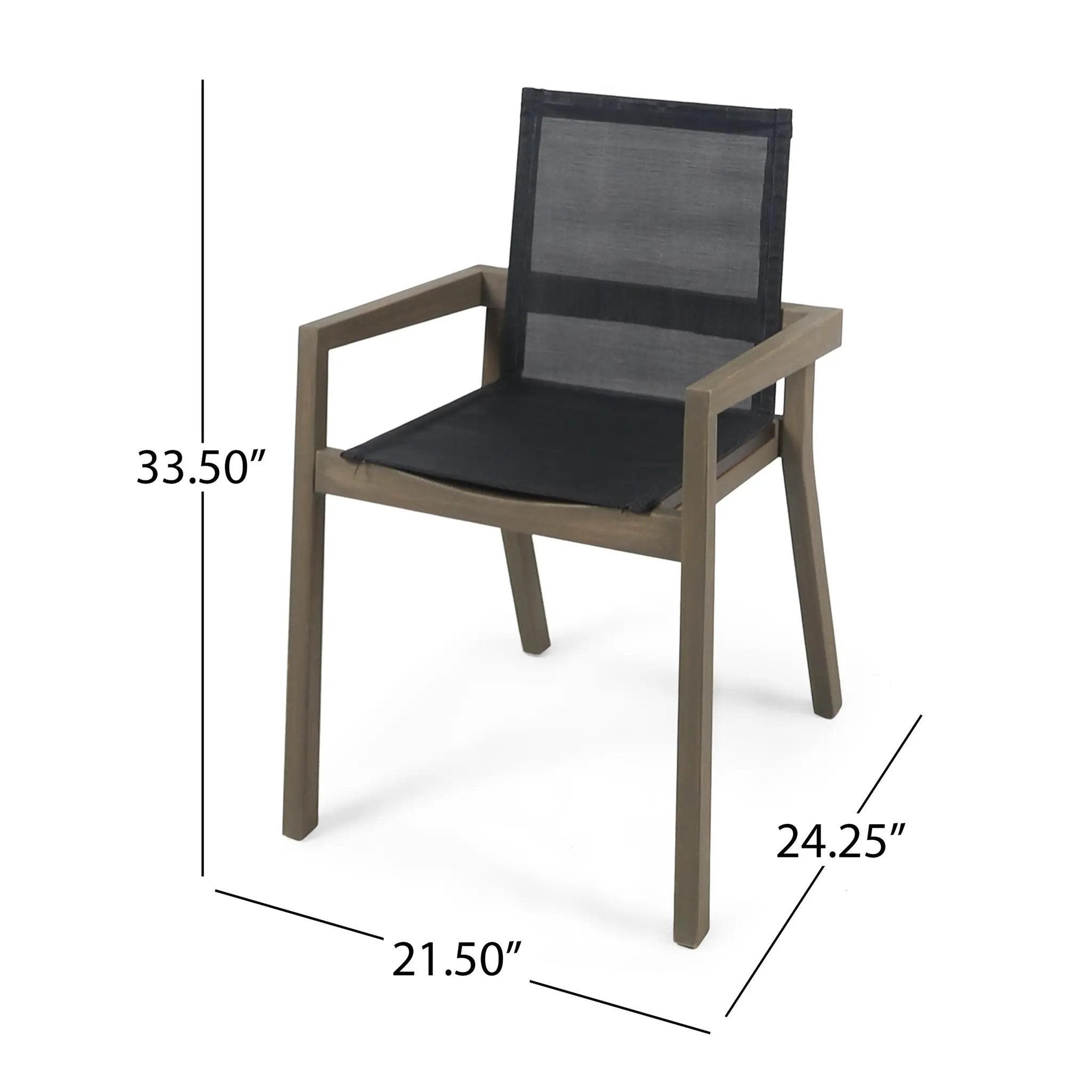 7 Pieces Acacia Wood Outdoor Dining Set by HouseOfZazla