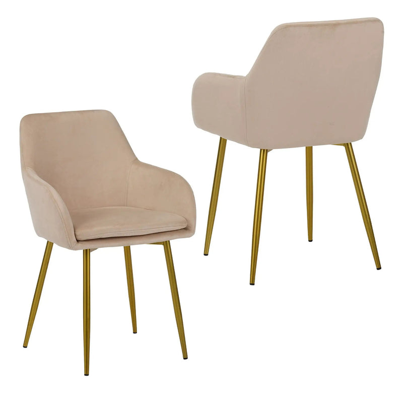 Dining Chair Set For Dining Rooms (Set of 2) - Beige by Unique Piece Furniture