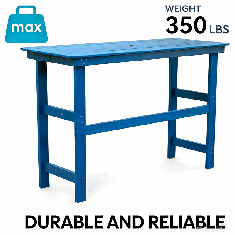 HDPE Outdoor Dining and Bar Table by HouseOfZazla