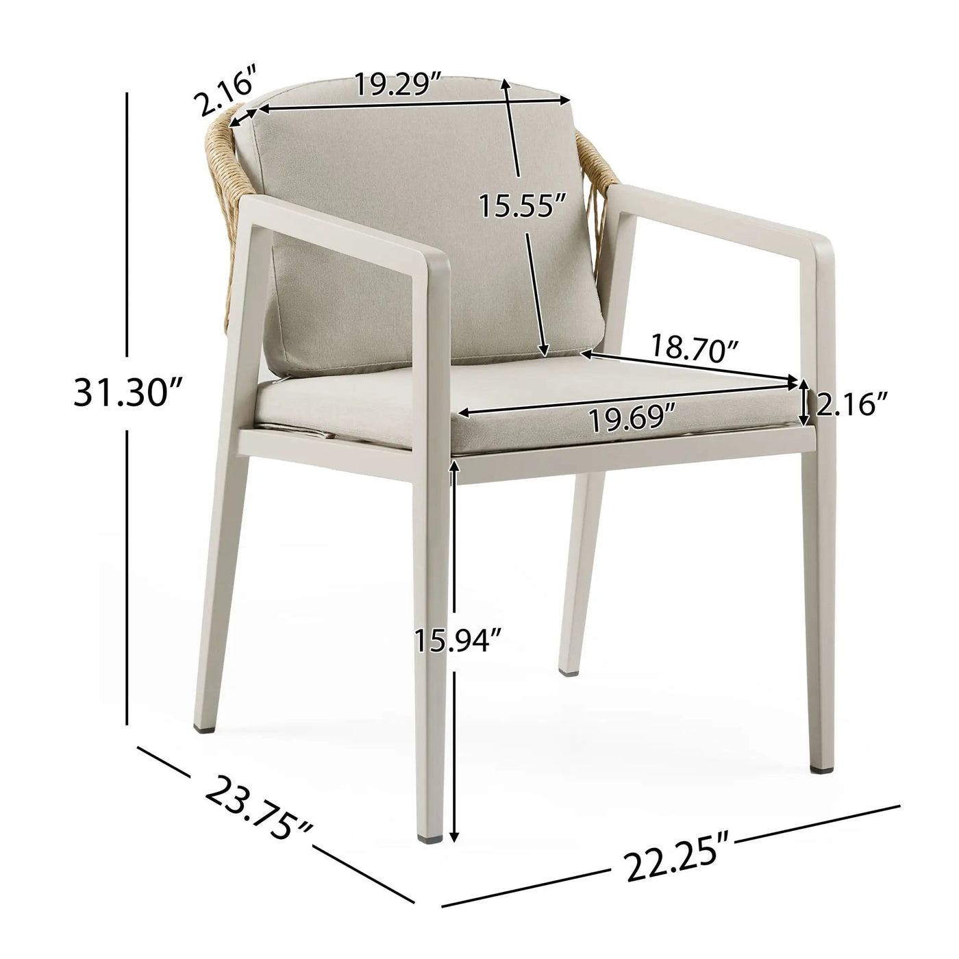 Modern Outdoor Dining Set With Expandable Acacia Wood Table by HouseOfZazla