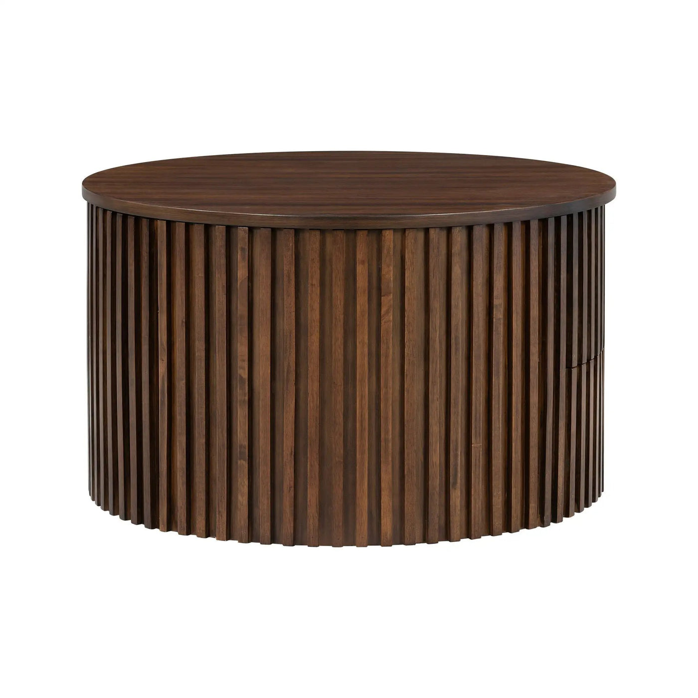 Round Lift Top Coffee Table With Hidden Storage For Living Room by HouseOfZazla
