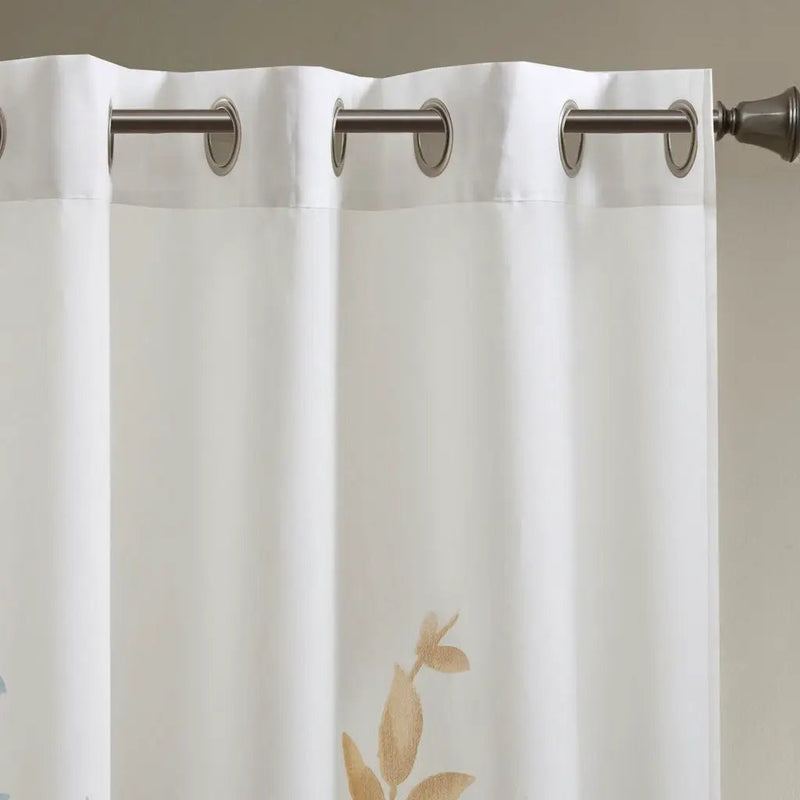 Burnout Printed Curtain Panel (Only 1 Pc Panel) by HouseOfZazla