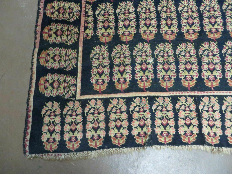 4' X 9' Antique Karabagh Caucasian Rug Handmade Wool Carpet Organic Dyes Nice by Jewel Rugs