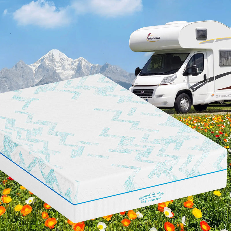 8-Inch RV Latex Memory Foam Mattress by HouseOfZazla
