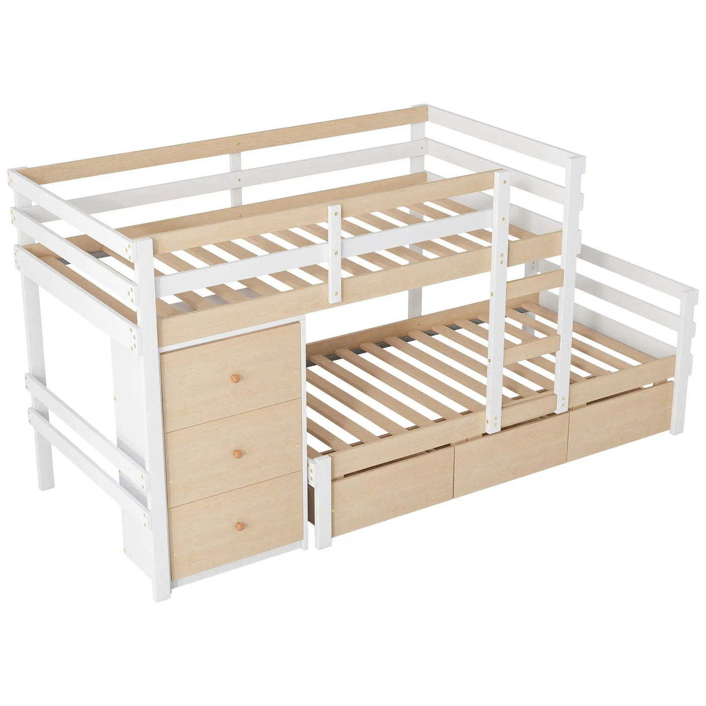 Loft Bunk Bed With Drawers And Ladder by HouseOfZazla