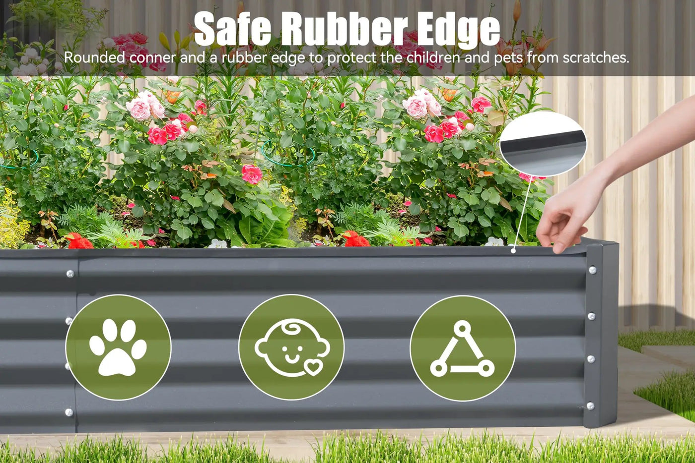 Galvanized Raised Garden Bed by HouseOfZazla