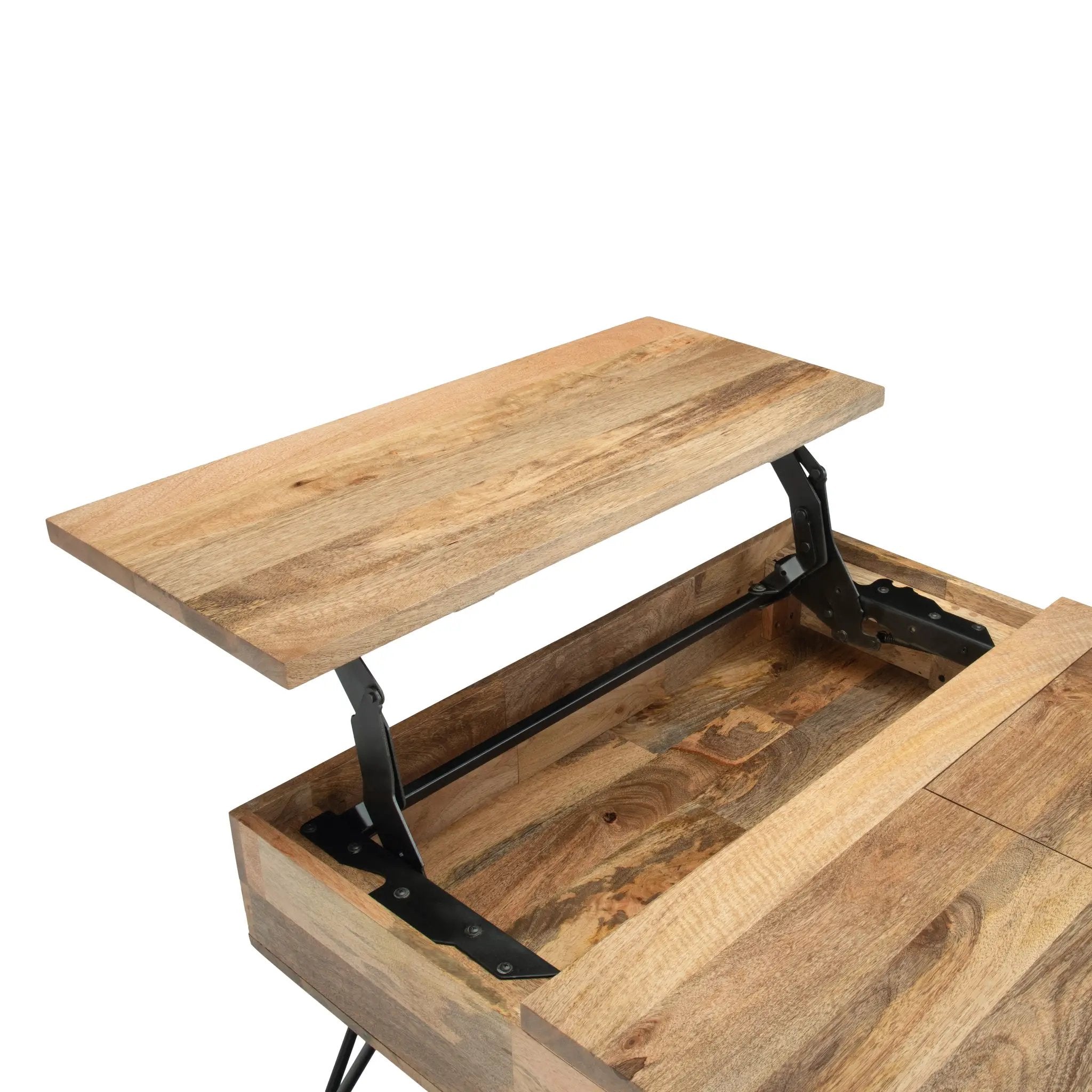 Hunter - Lift Top Square Coffee Table - Natural by Unique Piece Furniture