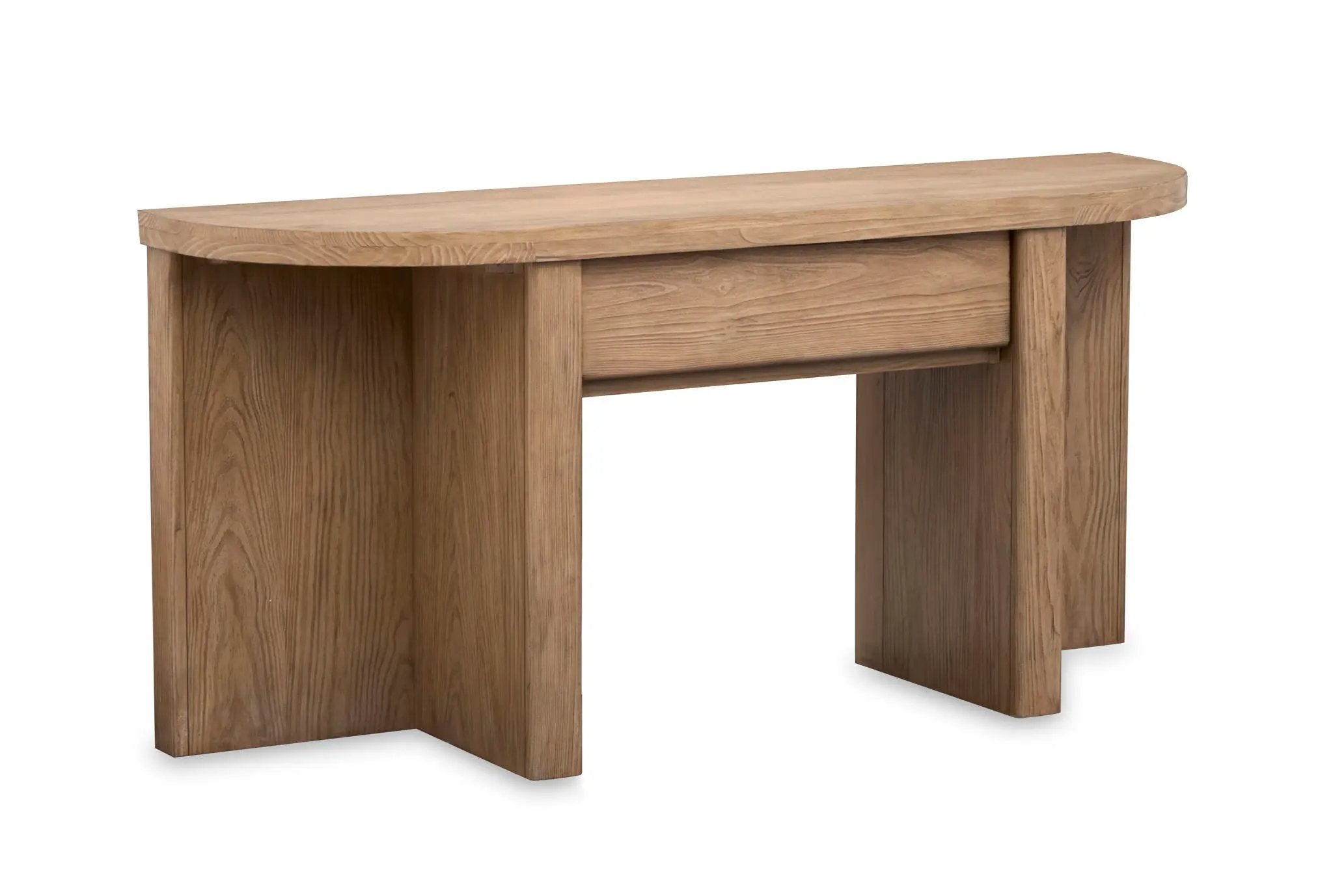 Hayden - Demilune Sofa Table - Golden Oat by Unique Piece Furniture