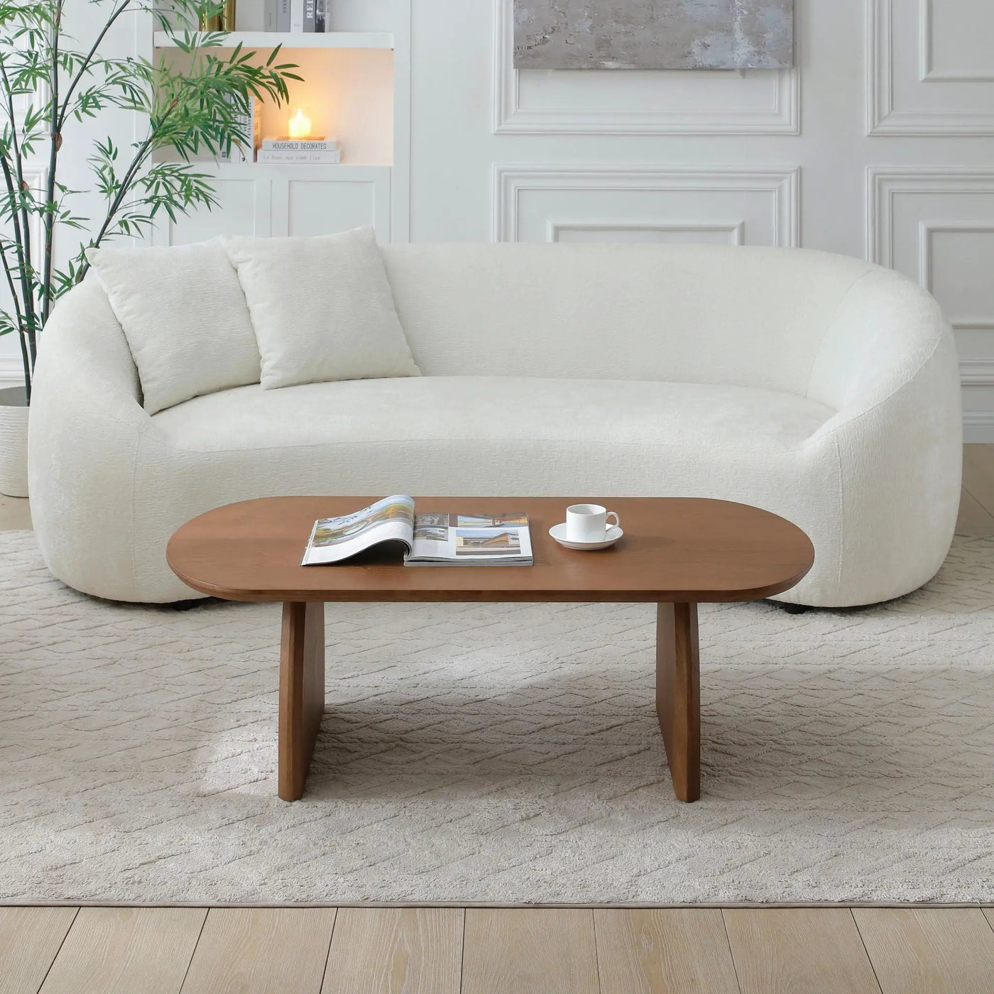 Oval Coffee Table For Living Room by HouseOfZazla