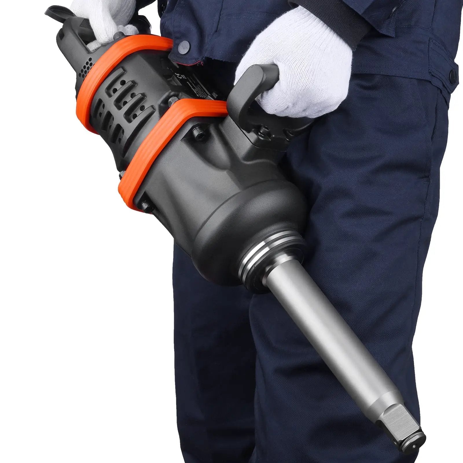 1 Inch Air Impact Wrench with 5175 ft-lbs Torque and 8 Inch Extended Anvil by HouseOfZazla