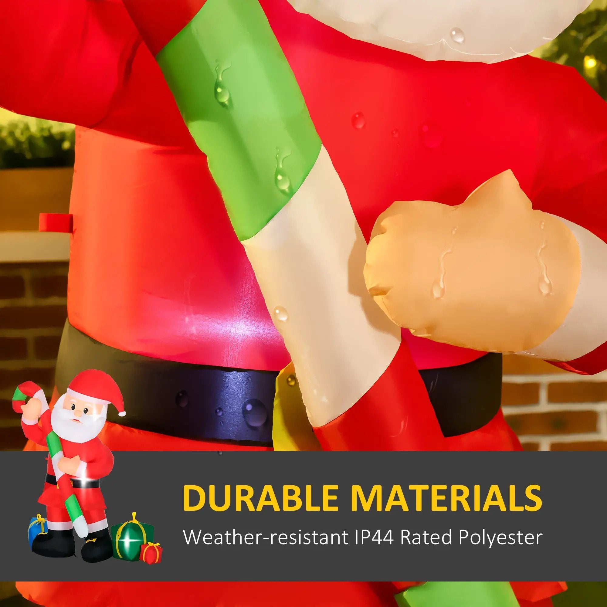 HOMCOM 6ft Christmas Inflatables Outdoor Decorations by HouseOfZazla