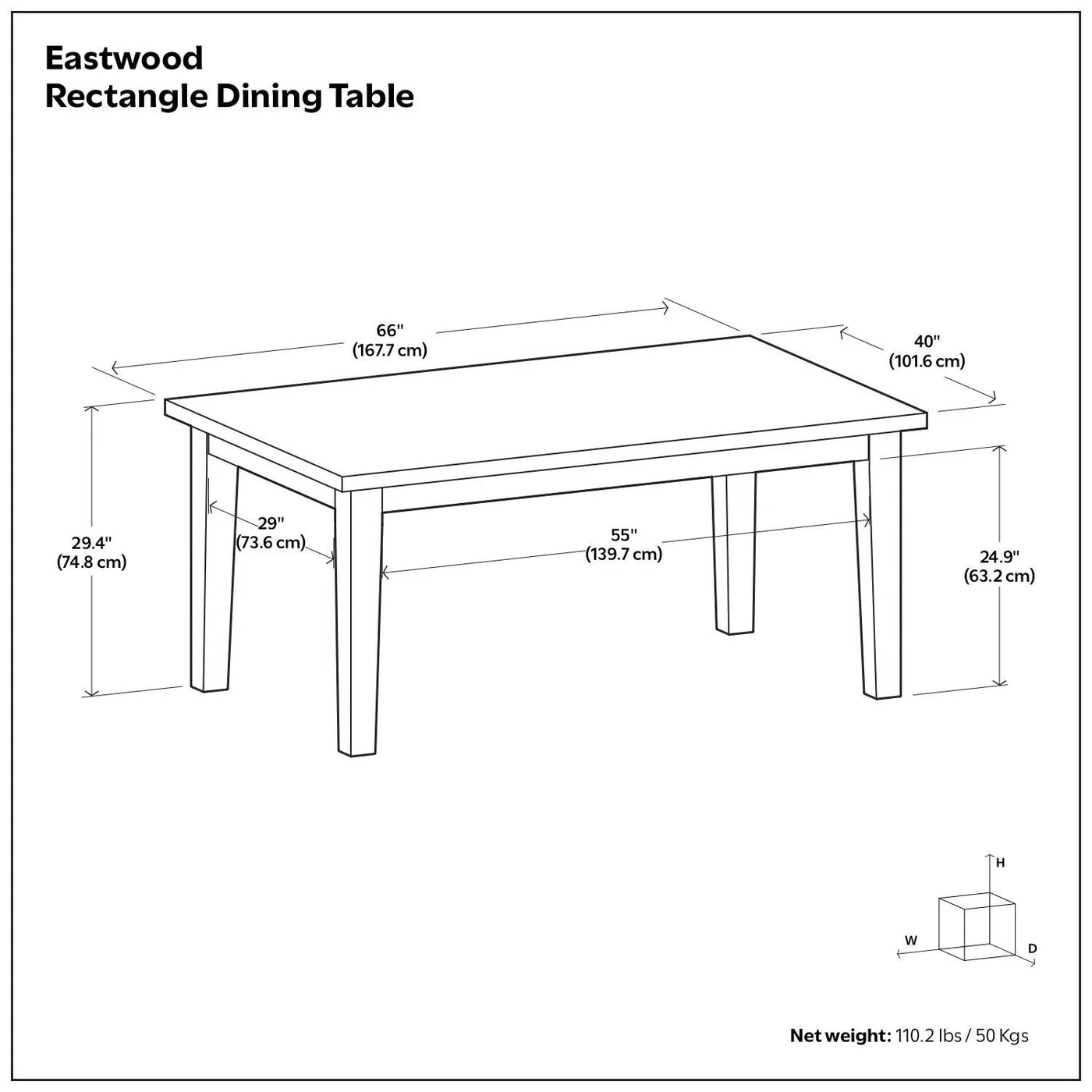 Eastwood - Handcrafted Dining Table by Unique Piece Furniture