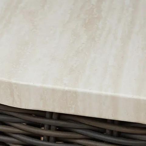 Kimora - Rectangular Cocktail Table - Beige / Dark Brown by Unique Piece Furniture