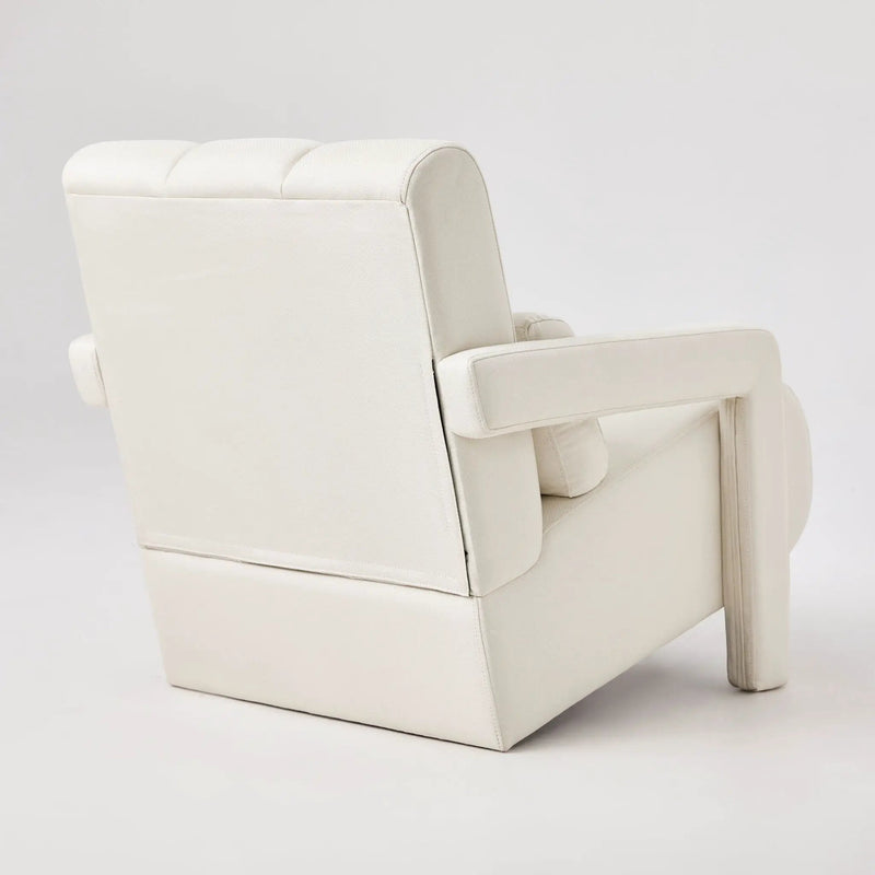 Modern Upholstered Accent Chair, Comfortable Fabric With A Pillow For Living Room by Unique Piece Furniture