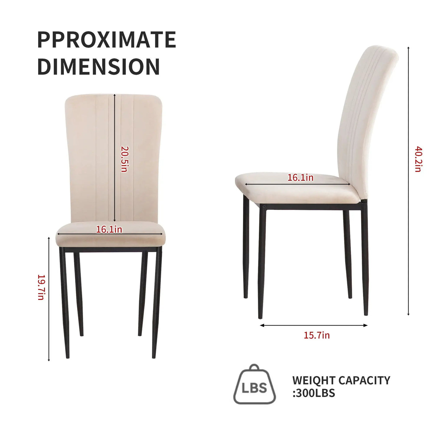Velvet Dining Chairs For Dining Room (Set of 4) by HouseOfZazla