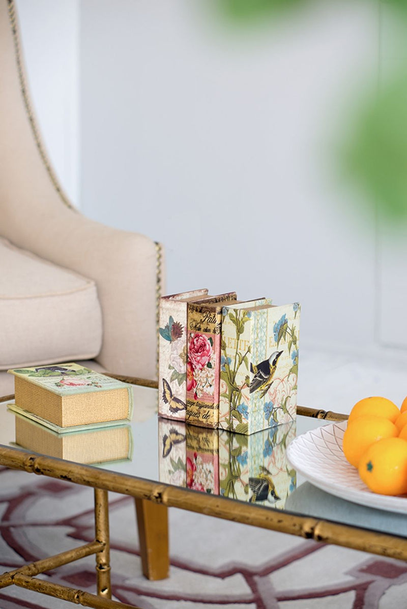 Book Boxes (Set of 4) - Multi by HouseOfZazla