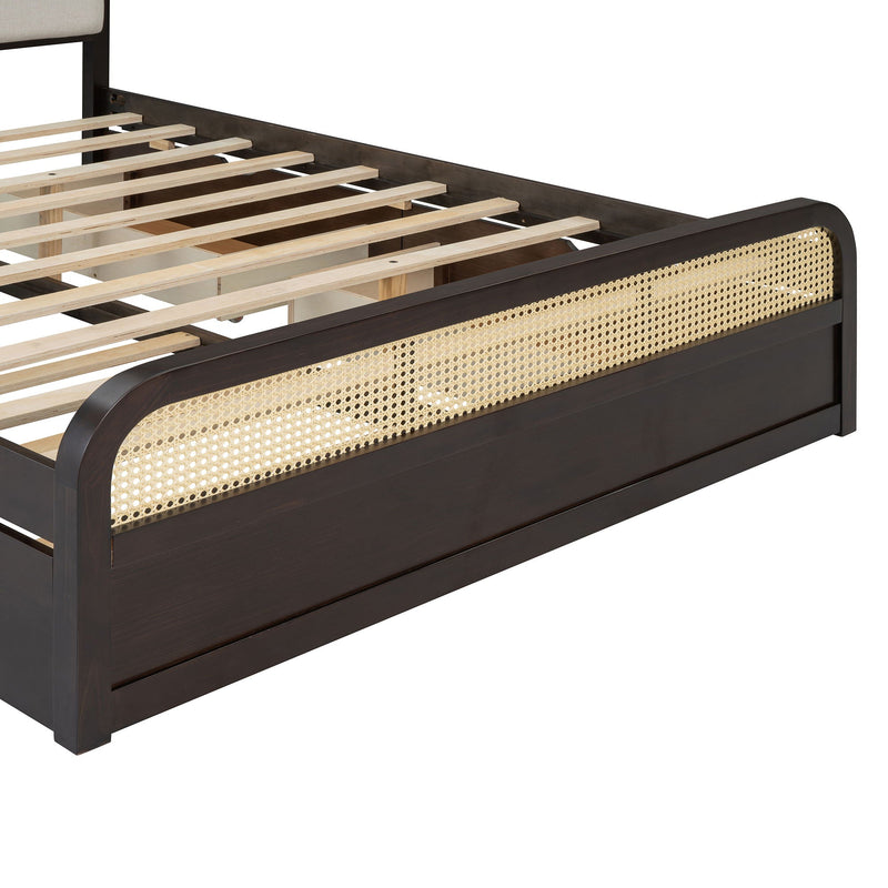 Platform Bed With Trundle And 2 Drawers by HouseOfZazla