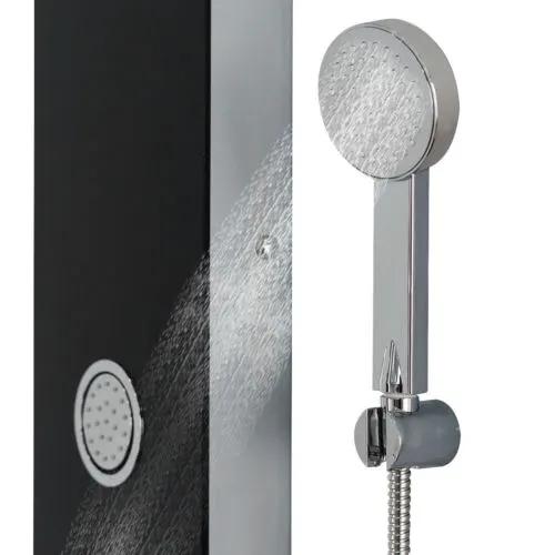 59 Inch Tempered Glass Shower Panel with Hand Shower by DirectDeals
