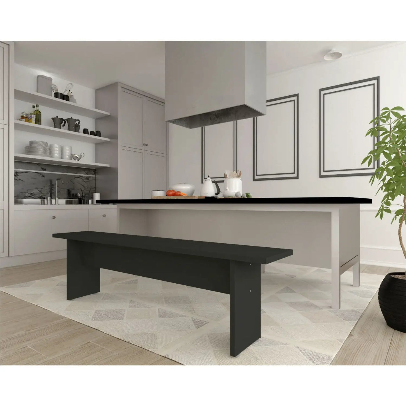 Nomad - Dining Bench For 2 Persons by HouseOfZazla