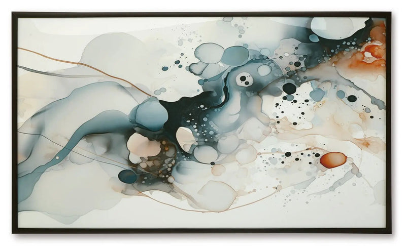 Foxenburg - Wall Art - Blue / Amber / White by Unique Piece Furniture