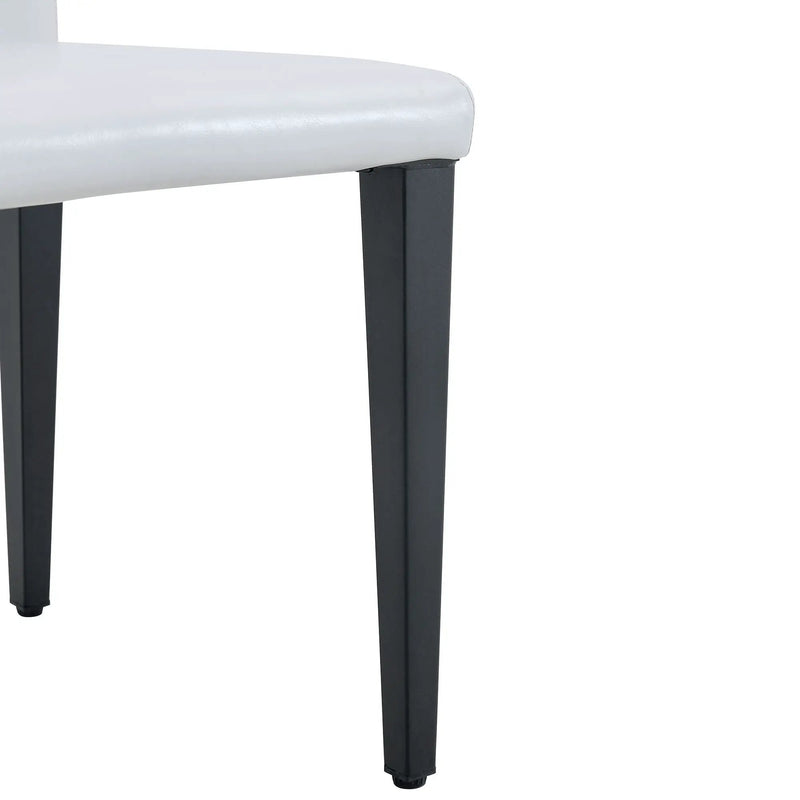 Versatile Dining Chairs With Comfortable Design And Metal Legs
