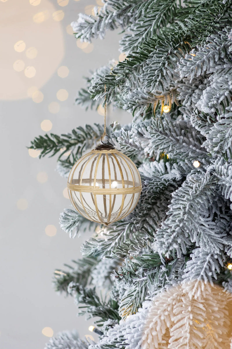 D5" X-Mas Hanging Ornament, Set of 2 by HouseOfZazla
