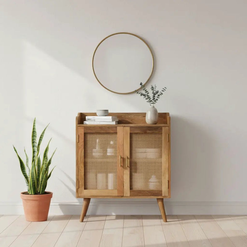 Larissa - T Bar Raised Cabinet - Brown by Unique Piece Furniture