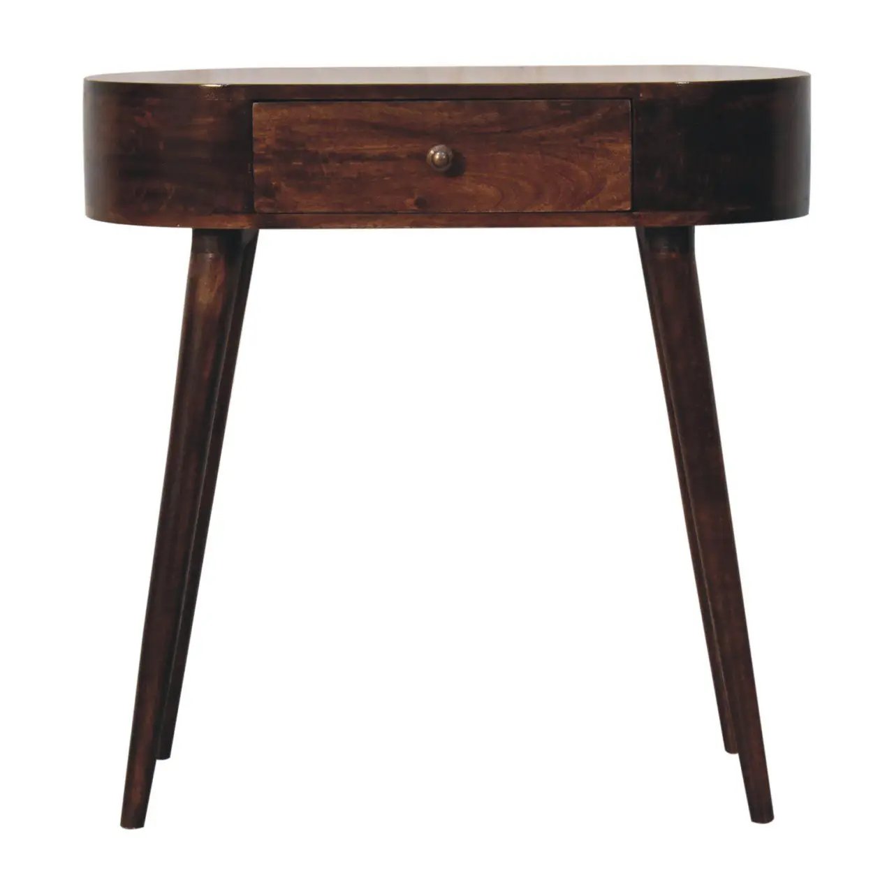 Rounded Wood Table by Unique Piece Furniture
