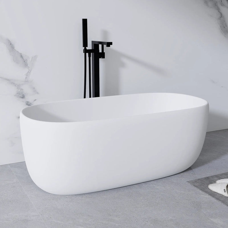 51" Freestanding Bathtub in Matte White by HouseOfZazla