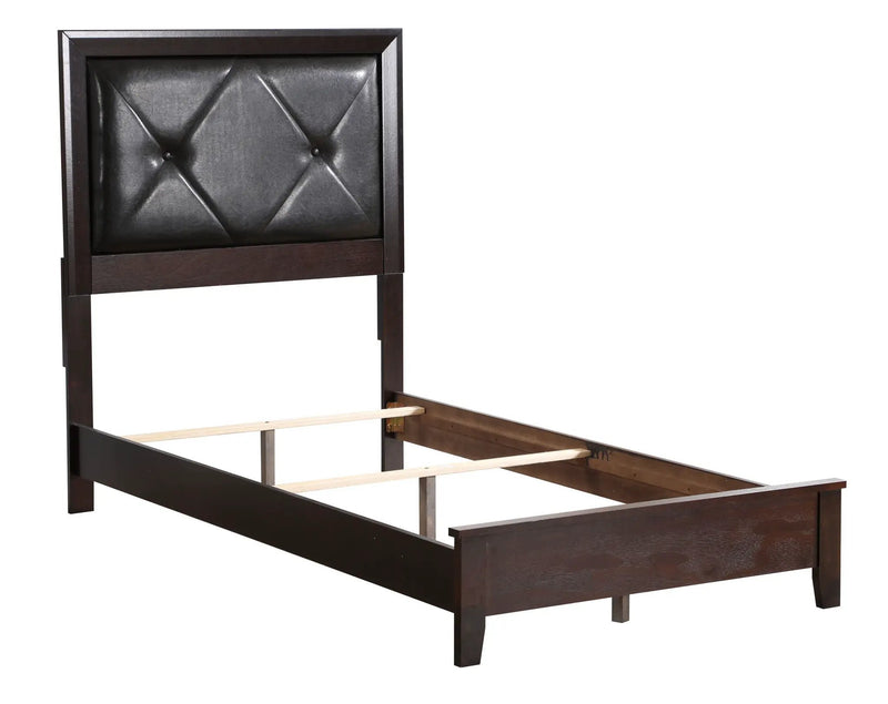 Padded Headboard Bed by HouseOfZazla