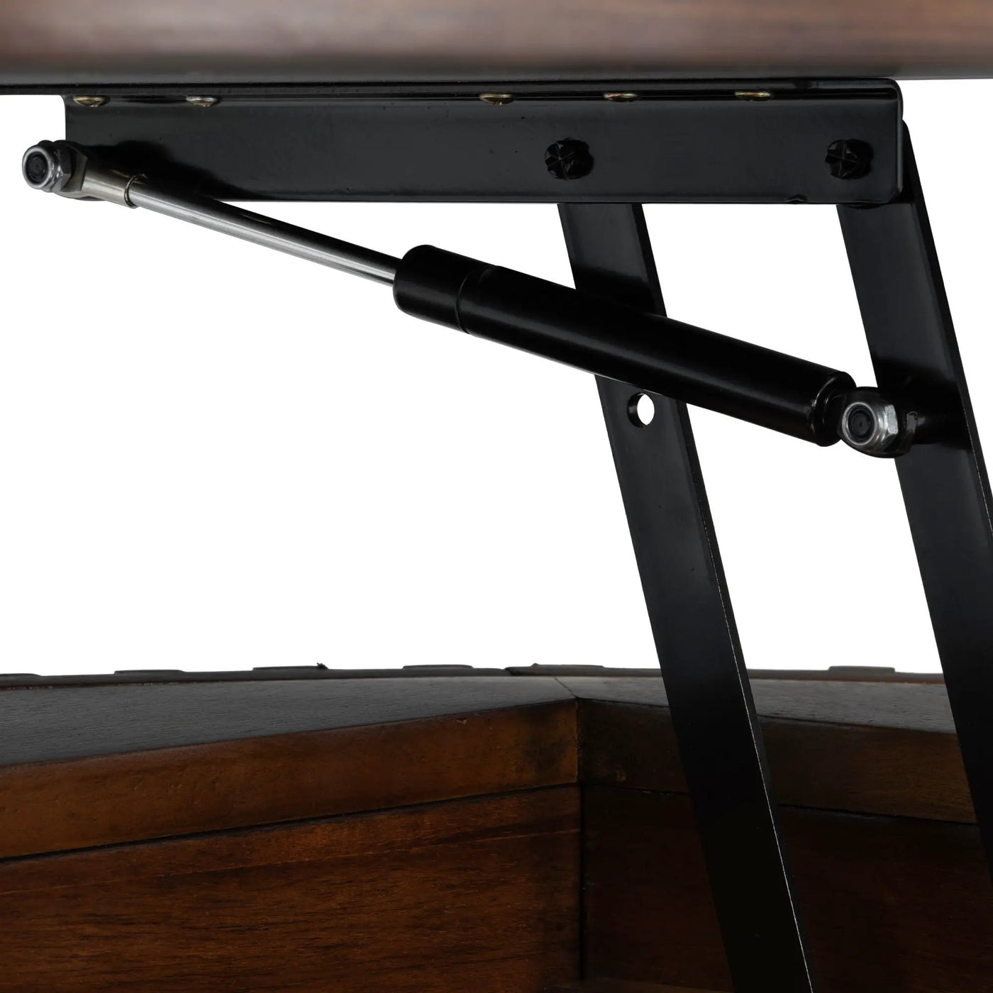Round Lift Top Coffee Table With Hidden Storage For Living Room by HouseOfZazla
