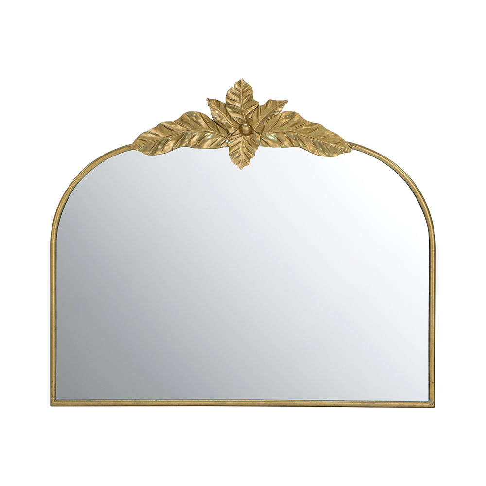 Arched Wall Mirror With Metal Frame, Wall Mirror For Living Room, photo 11 of 14
