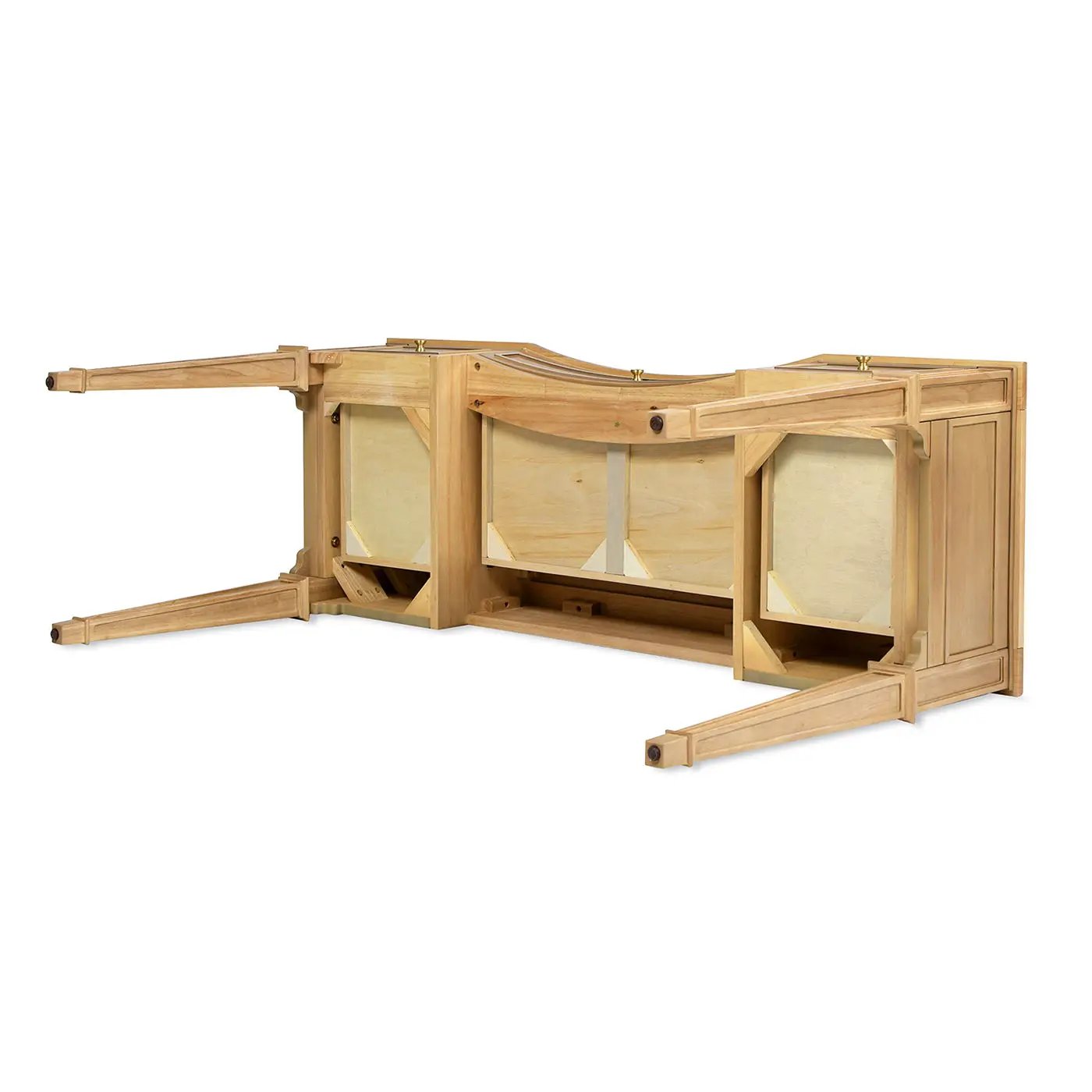 Dauphin - 3 Drawer Executive Desk by HouseOfZazla
