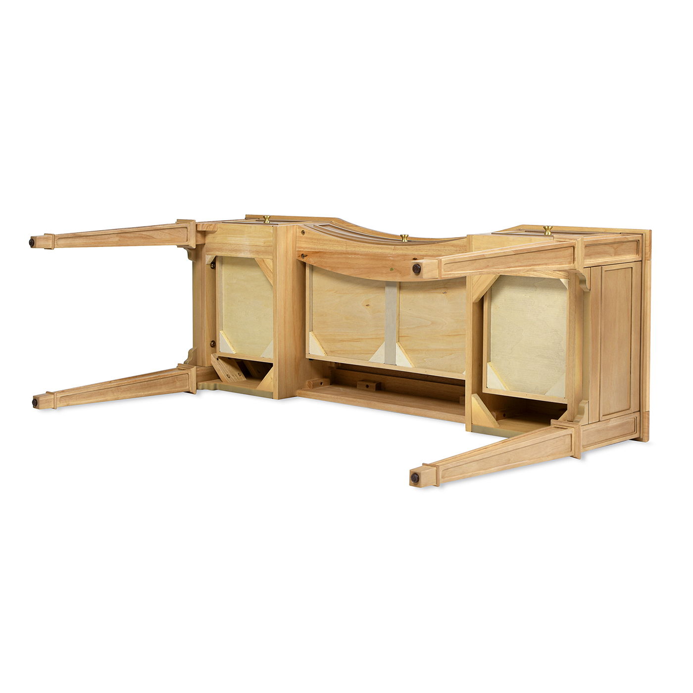 Dauphin - 3 Drawer Executive Desk by HouseOfZazla